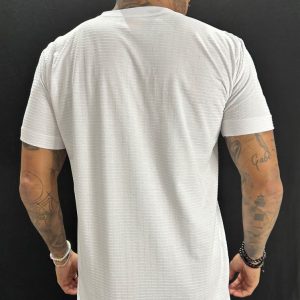 CAMISETA BRANCA XADREZ