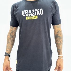 CAMISETA PRETO COM AMARELO